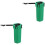 2Pcs Green Canvas Drumstick Holder Bag Durable Drumstick Storage Pouch 5