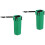 2Pcs Green Canvas Drumstick Holder Bag Durable Drumstick Storage Pouch 6