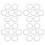 500Pièces Accessoires Rideaux Plastique Usage 3