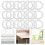 500Pièces Accessoires Rideaux Plastique Usage 5