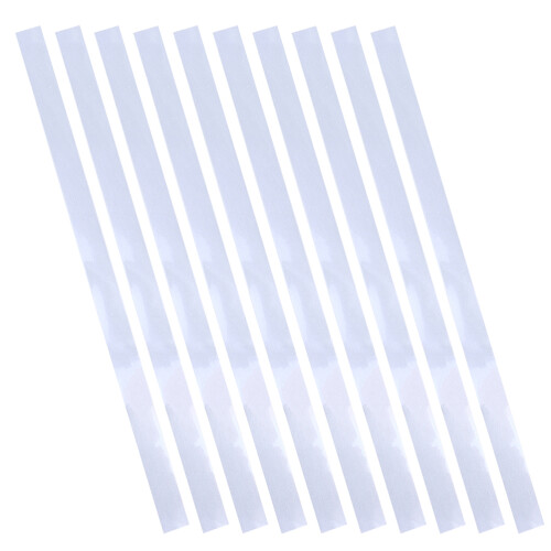 50Pcs Silver Reflective Strips for Speedmeter Durable Paper Stickers