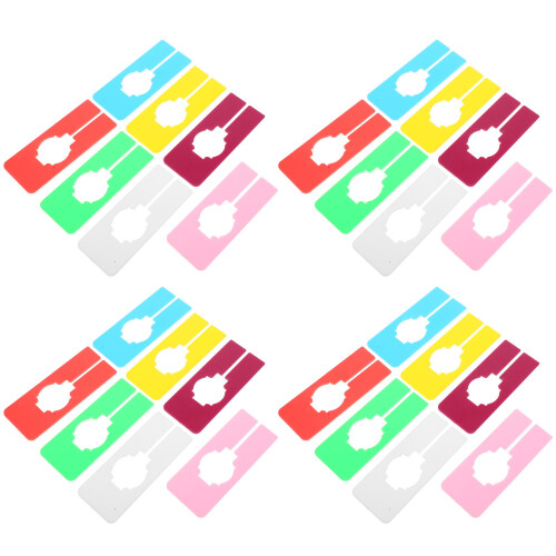 175Pcs Versatile ABS Closet Labels for Hanging Clothes with Size Tags 1