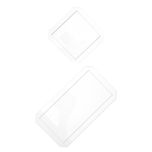16Pcs Rectangular Quilting Template Rulers Acrylic Clear Sewing Tools 2