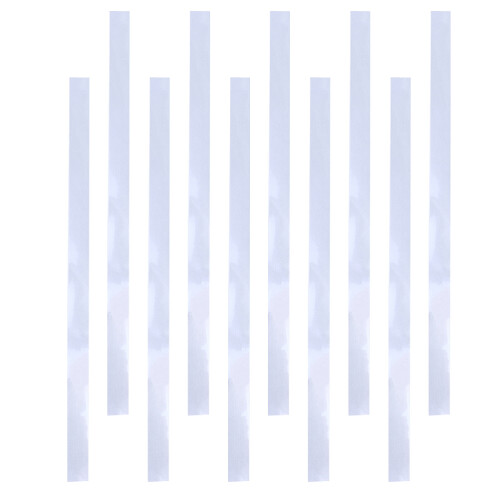 50Pcs Silver Reflective Strips for Speedmeter Durable Paper Stickers 1