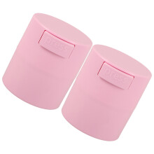 8Pcs Portable Pink Lash Glue Container Vacuum Sealed Lash Tool Storage