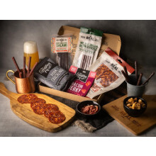 The Real Cure X Snaffling Pig Snacking Box - Charcuterie Cured Meat Snacking Selection Gift Box
