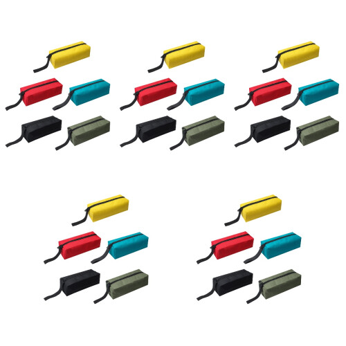 25 Pcs Small Tool Bag Waterproof Multi-Purpose Oxford Cloth Pouch 2