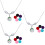 3Pcs Essential Oil Diffuser Necklace Lotus Locket Aromatherapy Choker 8