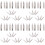 80Pièces Plumes Argentées Pratiques Pour Stylo Plume, Usage Durable 5