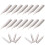 80Pièces Plumes Argentées Pratiques Pour Stylo Plume, Usage Durable 1