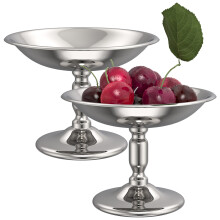 2Pcs Stainless Steel Ice Cream and Fruit Salad Serving Cups