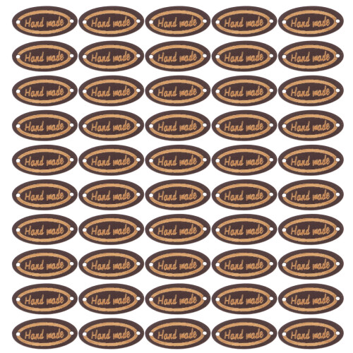 200Pcs Blank Handmade Wood Tags Small Rustic Labels for Garment Sewing