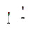 2Pcs Kids Stop Light Toy Plastic Traffic Education Playset 6