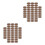 200Pcs Blank Handmade Wood Tags Small Rustic Labels for Garment Sewing 10