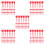 5000Pcs Fire Extinguisher Tamper Safety Seals Plastic Pins 6