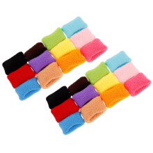 48Pcs Assorted Color Thick Flexible Headbands for Exercise and Sports