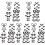 55Pairs Creative Piercing Jewelry Set Ear Studs Nose Rings 4