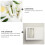 800Pcs Heat Shrinkable Packaging Protector Clear PVC Shrink Wrap Bags 6