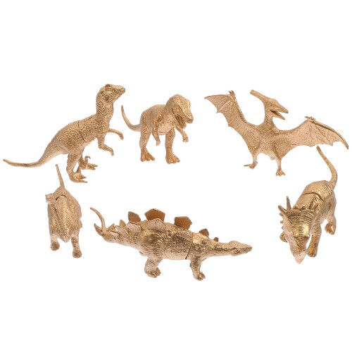 12St Plastic Gouden Dinosaur Model Set Educatief En Sfeervol