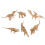 12St Plastic Gouden Dinosaur Model Set Educatief En Sfeervol 2