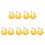 10Pcs Yellow Plastic Wind Vane Kit for Kids Science Teaching and Stem 5