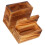 2Pcs Wooden Utensil Organizer Holder Multipurpose Kitchen Storage Box 1