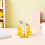 10Pcs Yellow Plastic Wind Vane Kit for Kids Science Teaching and Stem 10