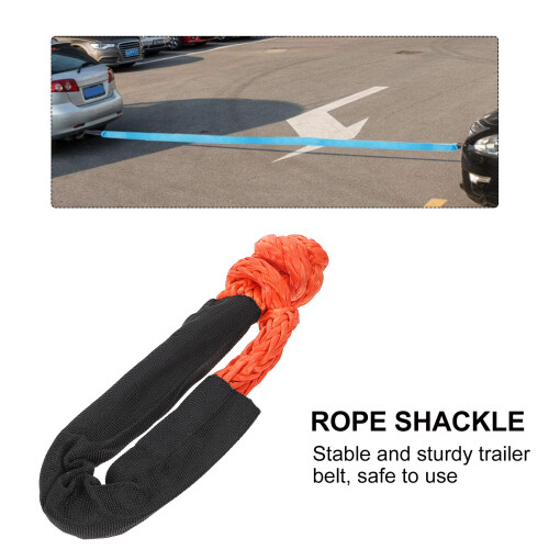 2Pcs Flexible Shackles Durable for Towing and Off-Road Use 2