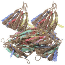 50Pcs Assorted Color Rope Tassels for Keychains and Garland DIY