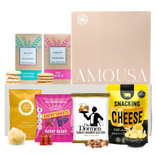 Diabetic Hamper ? This Sugar Free Set/Low Sugar Gift Set Includes Biscuits, Sweets, Nuts & Candy Floss ? Diabetic Gifts for Men & Women ? Sugar Free
