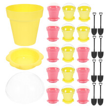 20Set Creative Flower Pot Cake Cups for Mousse and Dessert Use