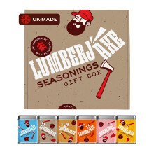 Lumberjaxe Seasoning & Spices Bundle ? 6 BBQ Rubs and Spices Gift Set for Meat, Vegetables & Chicken ? Meat Rubs and Seasoning Gift Sets for Grilling,