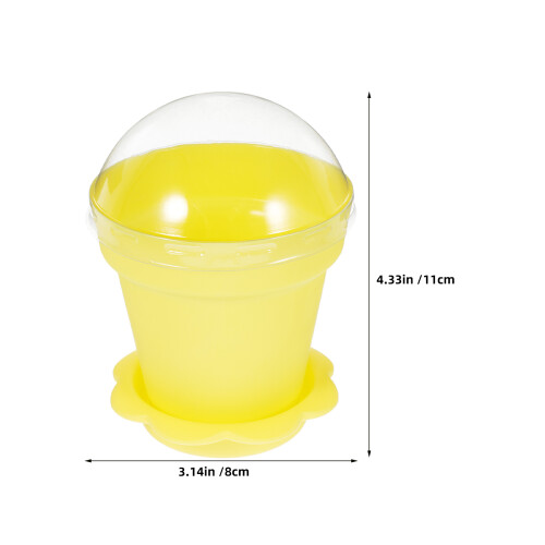 20Set Creative Flower Pot Cake Cups for Mousse and Dessert Use 1