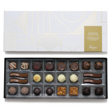 Friars Signature Chocolate Selection Box - 24 Chocs | Truffles, Caramel, Liqueurs, Fruits, White, Milk & Dark Chocs | Premium Chocolates For Special