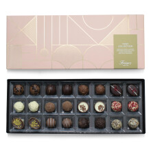 Friars Tipsy Chocolate Selection Box - 24 Dark, Milk & White Alcoholic Chocs | Whisky, Rum & Champagne | Quality Gift Chocolates for Christmas, New