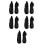 5Paren PU Zwarte Boots Voor Casual Up Pop Schoeisel 9