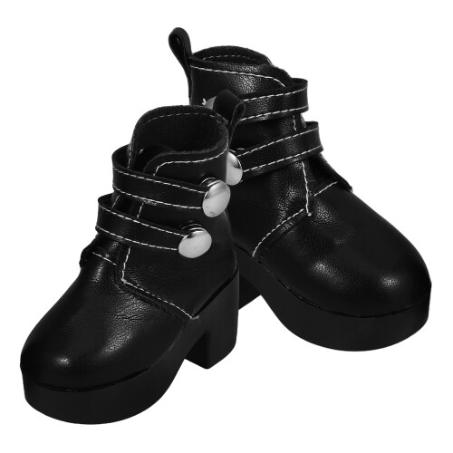 5Paren PU Zwarte Boots Voor Casual Up Pop Schoeisel 1