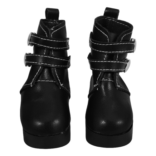 5Paren PU Zwarte Boots Voor Casual Up Pop Schoeisel 2