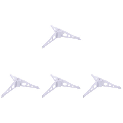 4Pcs White Xmas Tree Stand Plastic Holder for Home Decoration 2