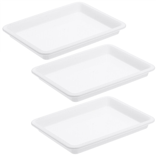12St Duurzaam Plastic Schilder-En Experiment Tray Wit Voor Kinderen 1