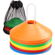 2Sets Plastic Voetbal Training Cones Met Houder Kleurrijk Voor Buiten