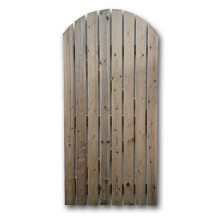 2M High Classic Picket/Slatted Garden Gate - Wooden - L4 x W90 x H200 cm - Fully Assembled