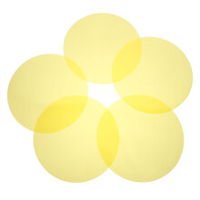10St Gele Pet Lichtfilters, Transparant, Voor Sfeervolle Huisdecoratie
