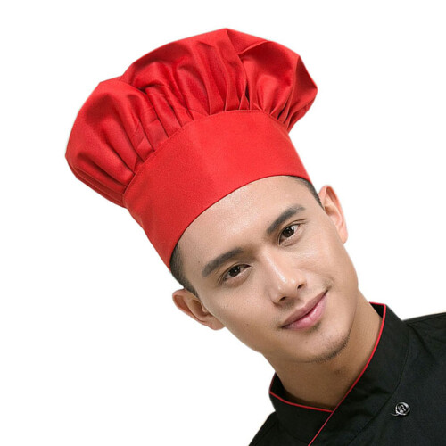 5St Polyester Hoed Paddenstoel Keuken Kookmuts Unisex 1