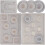 1Ensemble Plateau Silicone Gris Multifonction Pour DIY 1