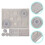 1Ensemble Plateau Silicone Gris Multifonction Pour DIY 7