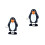 2St Multi Pinguïn Clockwork Speelgoed Educatief Voor Kinderen 6