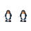 2St Multi Pinguïn Clockwork Speelgoed Educatief Voor Kinderen 4