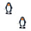 2St Multi Pinguïn Clockwork Speelgoed Educatief Voor Kinderen 9