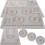 1Ensemble Plateau Silicone Gris Multifonction Pour DIY 10